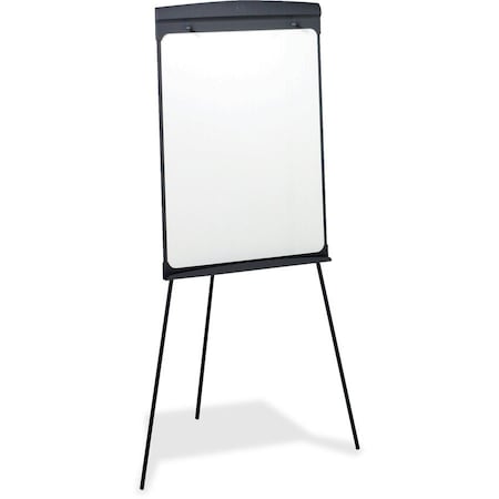 Quartet Presentation Easel, w/27"x35" Magnetic Board, 42" to70"H, Black QRT67E